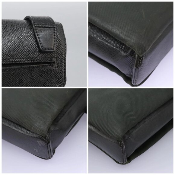 LOUIS VUITTON Taiga Saratov GM Shoulder Bag Ardoise - Picture 11 of 15